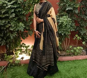 Designer Black lahenga