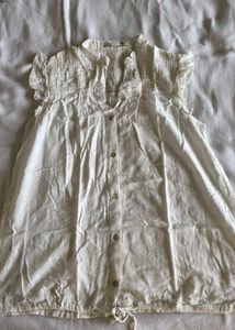 Chic White Smocked Top