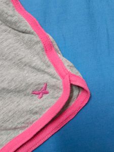 Shorts For Kids Pink And Grey