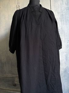 Classic Black V-Neck Tunic Top