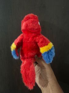 Lil Friends Macaw Parrot Plush Soft Toy 18cm Red