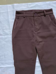 Flared Brown Trousers