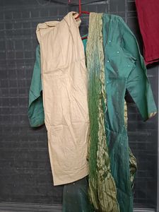 Elegant Teal Kurta with Embellishments