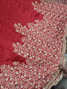 Elegant Red Embroidered Kurta Set