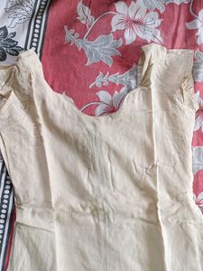 Cream Kurta For Women