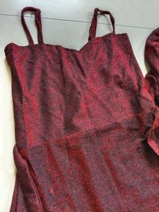 Sparkling Red Party Dress