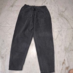 black grey High Waisted Jeans