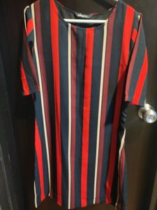 Georgette Striped Dress