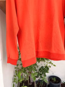 Bright Orange Crewneck Sweatshirt