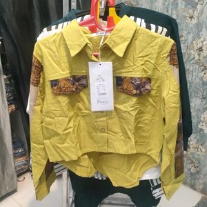 Chic Mustard Crop Top