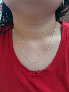 Elegant Silver Chain Necklace