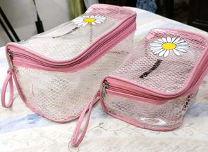 Cute Daisy Pouches (Set of 2)