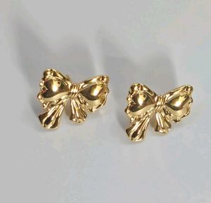 Anti Tarnish Bow Earrings