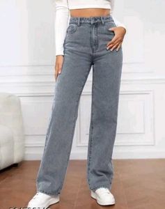 ✨ Charcoal Wide-Leg Jeans  ✨