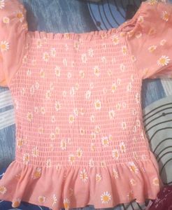 Top With Puff Sleeves