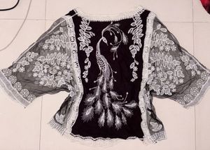 y2k black mesh top
