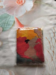 Vibrant Abstract Print Saree