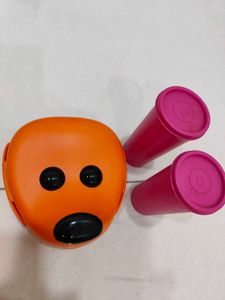 Tiffin box ( IKEA) and Tumblers ( Tupperware)