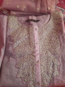 Elegant Pink Kurta Set with Dupatta