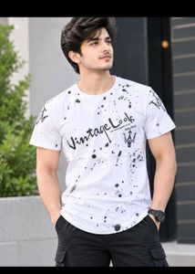 Men's Vintage Splatter T-Shirt