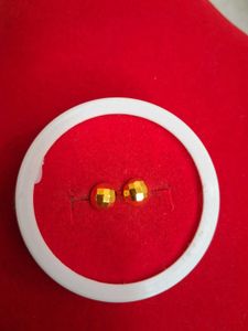 Dimond Cut Stud Earrings