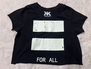 Graphic Print Crop T-Shirt