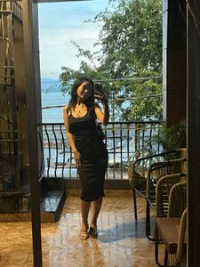 Black Maxi bodycon Dress