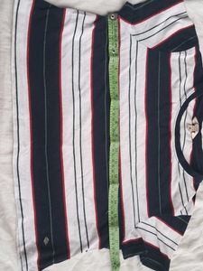Striped Round Neck T-Shirt