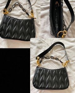Chic Black Quilted Shoulder Bag