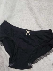 Women's Black Lace Briefs