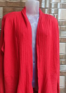 Red Open Front  shrug