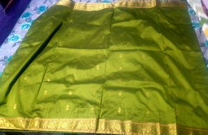 Elegant Green Silk Saree