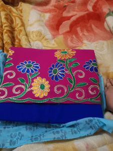 Unstitched Suit With Dupatta
