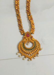 Elegant Peacock Necklace Set
