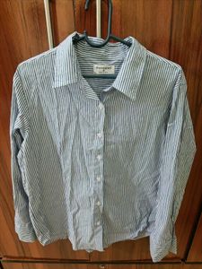 Striped Button-Down Shirt