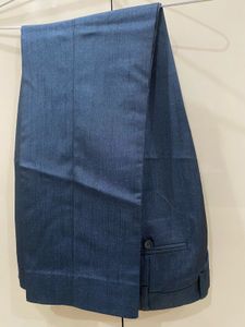 Stellar Metallic Blue-Grey Indowestern Suit Set