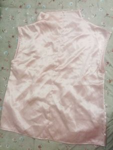 Elegant Satin Sleeveless Top