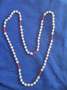 Unused Long Elegant Beaded Necklace