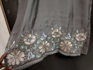 Elegant plazo suit