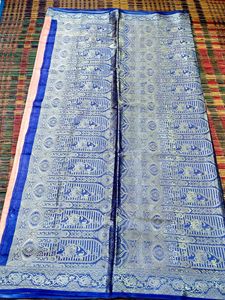Elegant Blue Woven Saree