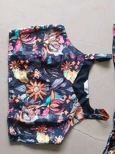 Boho Floral Print Lounge Set