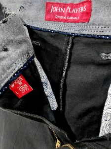 Men's Black Casual Trousers