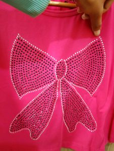 Cute Pink Girls Top