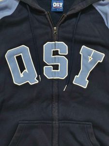 QSY Collegiate Zip-Up Hoodie