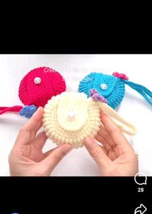 Handmade Crochet Bow Hair Accessory