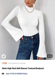 SHEIN Bodysuit with JEANSSS
