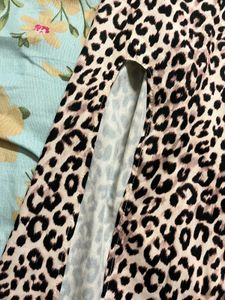 Leopard Print Maxi Skirt