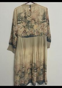 Elegant Floral Print Midi Dress