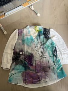 Abstract Print Kurta size L