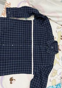 arrow branded Men's Navy Blue Checked Shirt